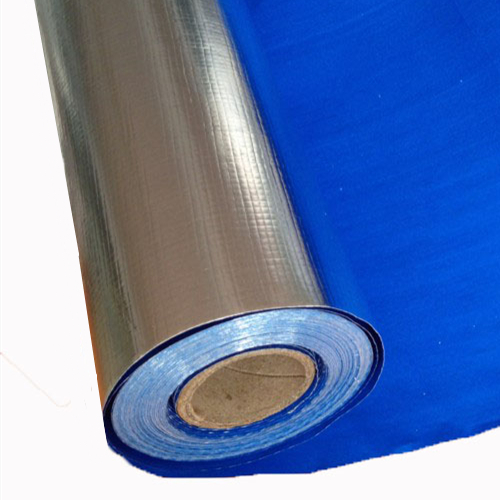 單面藍色鋁箔編織布（型號FW780-B）